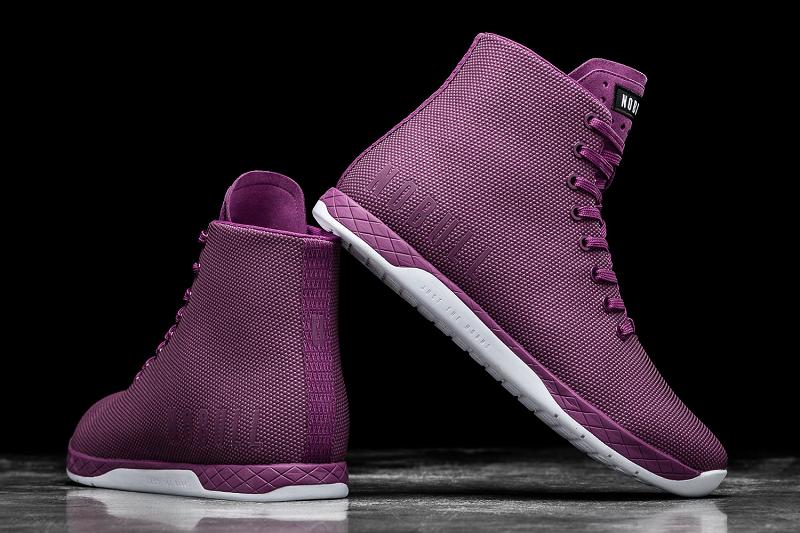 Deep / Purple Nobull High-Top Deep Purple Men's Trainers | CA P1496J